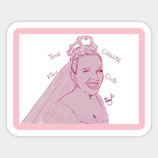 Toni Collette Fan Club- Muriel’s Wedding Sticker